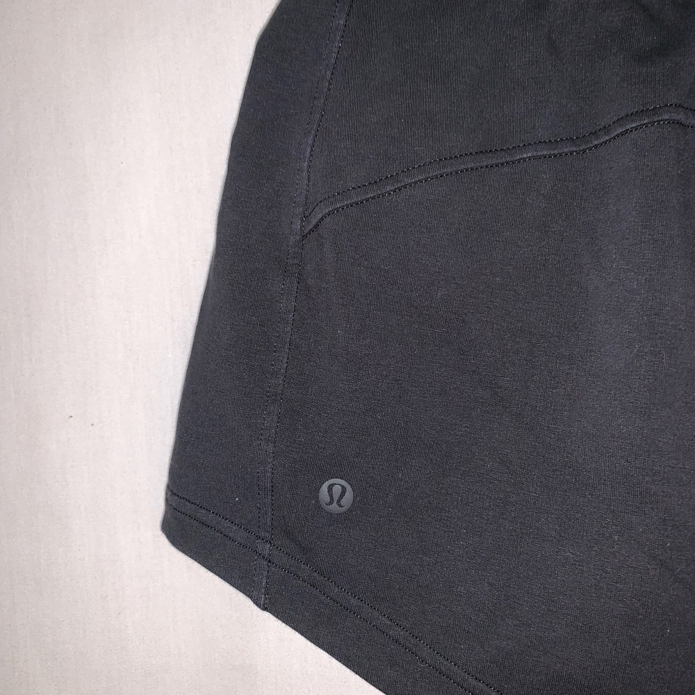 Lululemon Inner Glow Short 3” Terry Athletic Shorts Black Size 6 (Like New) - Picture 11 of 13